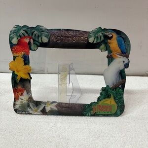 Parrot Jungle Island Miami Florida Parrot Photo Frame